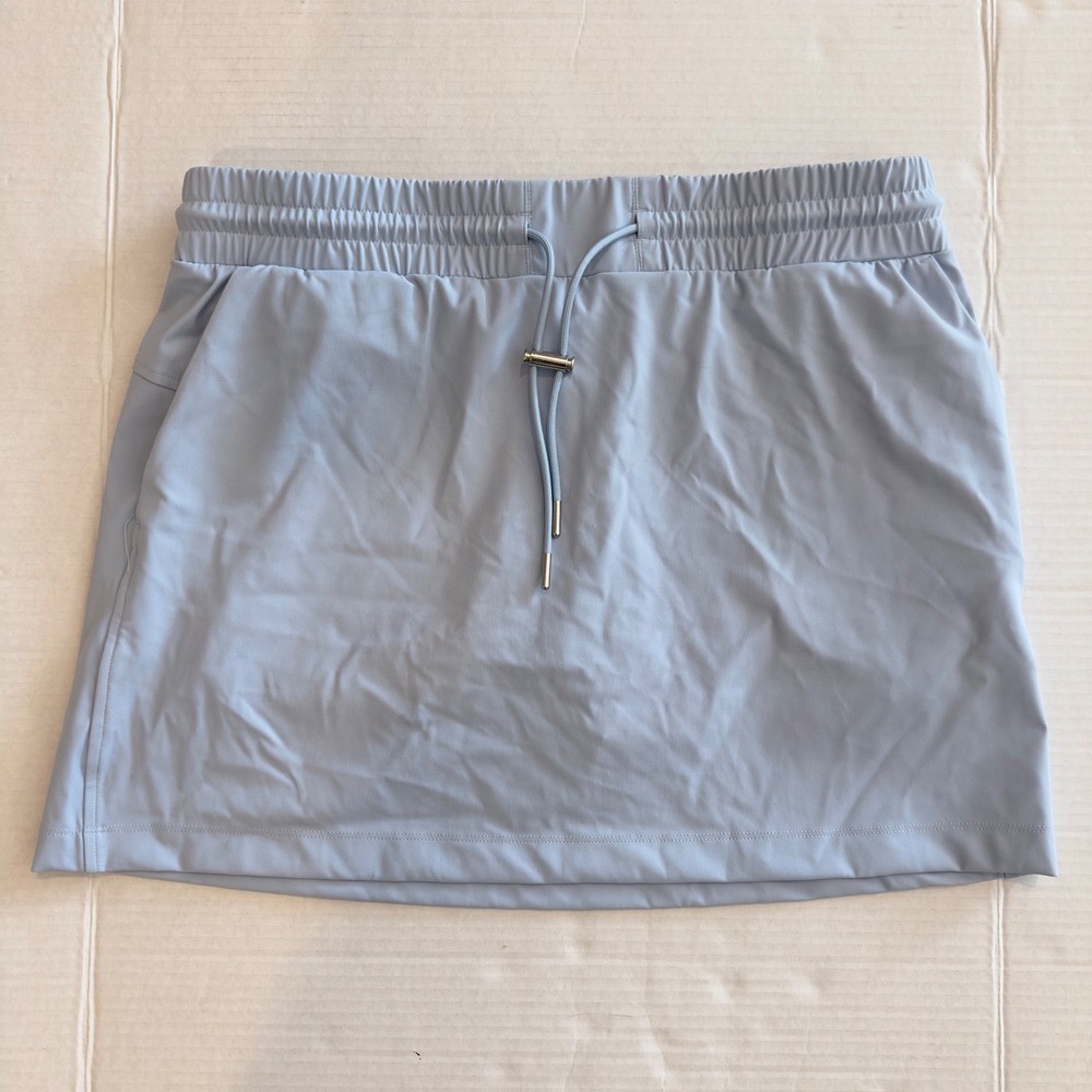 Members Mark Womens Travel Skort Blue Active Golf Tennis Skirt LBSS12635 Size M